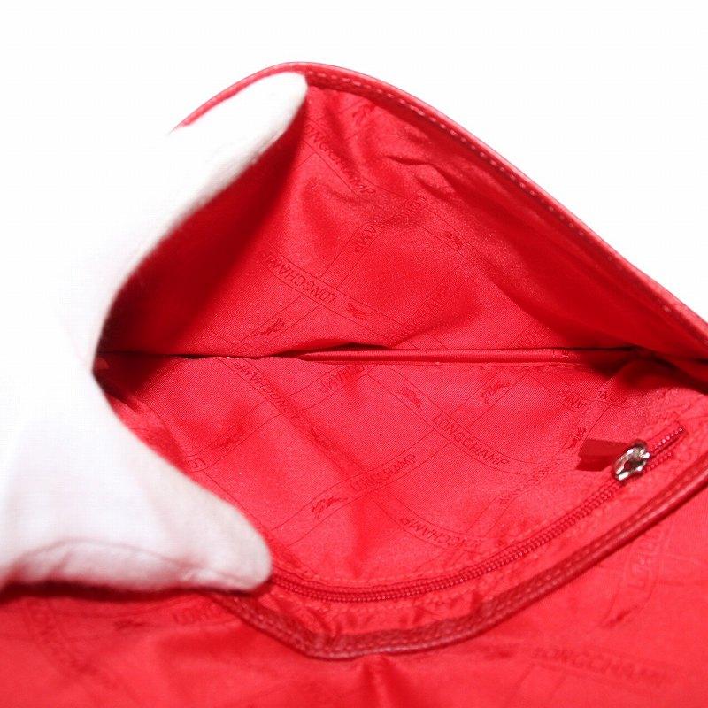 LONGCHAMP（ロンシャン） クラッチバッグ セカンドバッグ レザー シボ