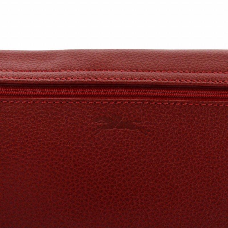 LONGCHAMP（ロンシャン） クラッチバッグ セカンドバッグ レザー シボ