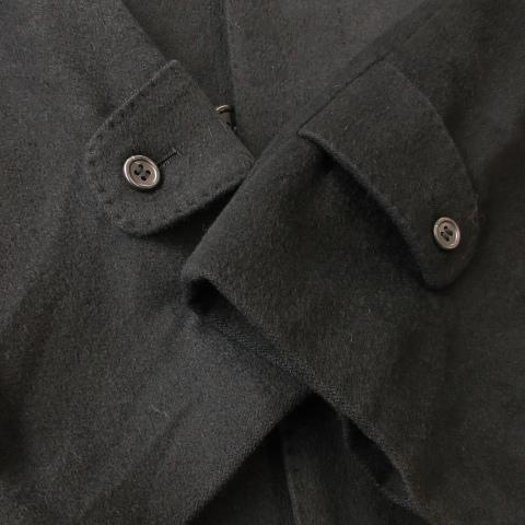 マグカイザー MAGKAISER ステンカラーコート ロング カシミヤ 92A5 黒 
