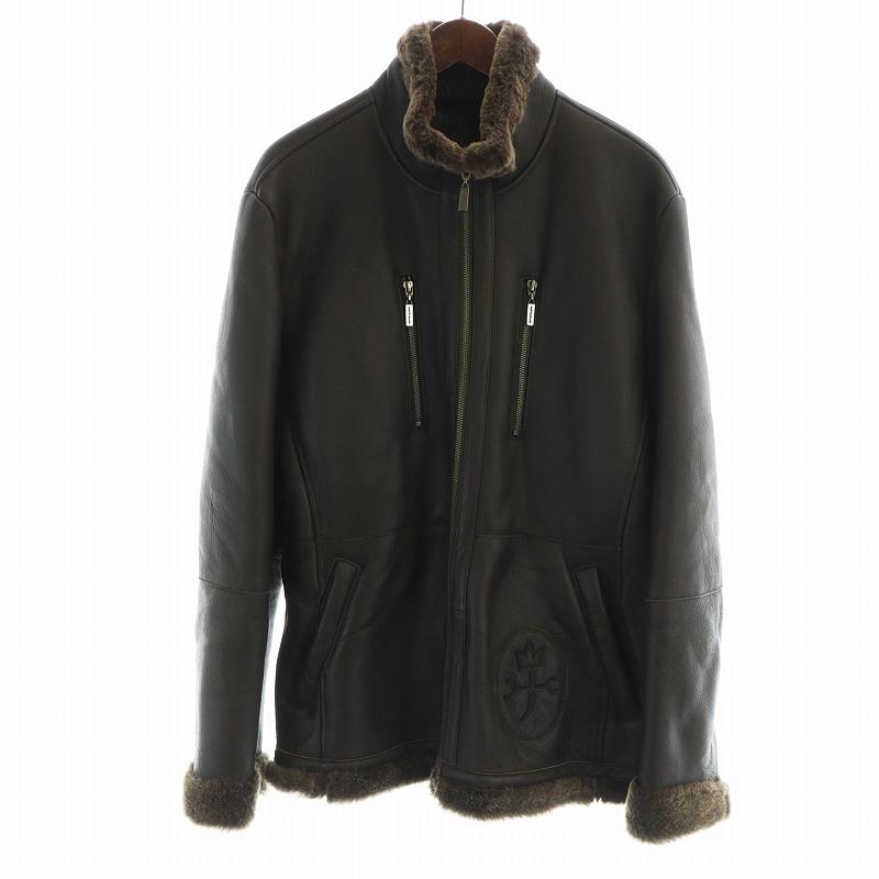 カステルバジャック 羊革 ムートン ジャケット ムートンジャケット
