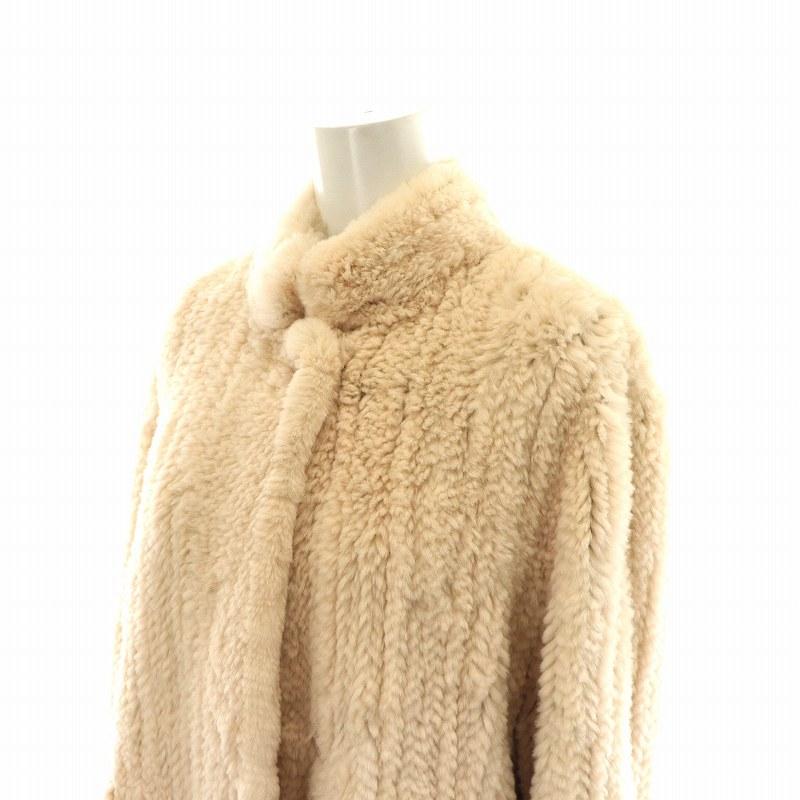 ローゼンファー Rozenfur ファーコート ハーフ ミドル ミンク