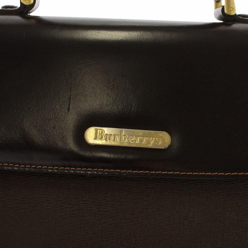 バーバリーズ Burberrys ハンドバッグ レザー 内側ノバチェック