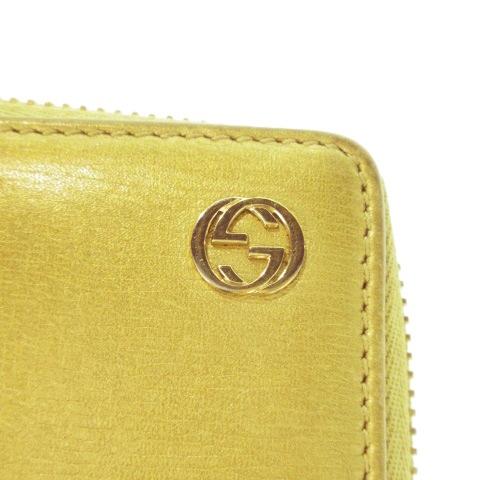 GUCCI（グッチ） 長財布 ロングウォレット 小銭入れあり レザー ロゴ