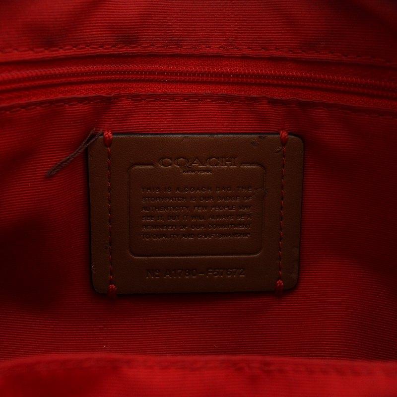 コーチ ハンドバッグ ショルダー 2WAY PVC レザー シグネチャー ネイビー F57672 レディース COACH COACH（コーチ） ハンドバッグ ショルダー 2WAY PVC レザー