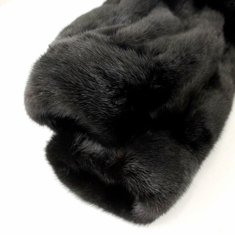 ファーコート ミドル ハーフ ミンクファー リアルファー 毛皮 総裏地