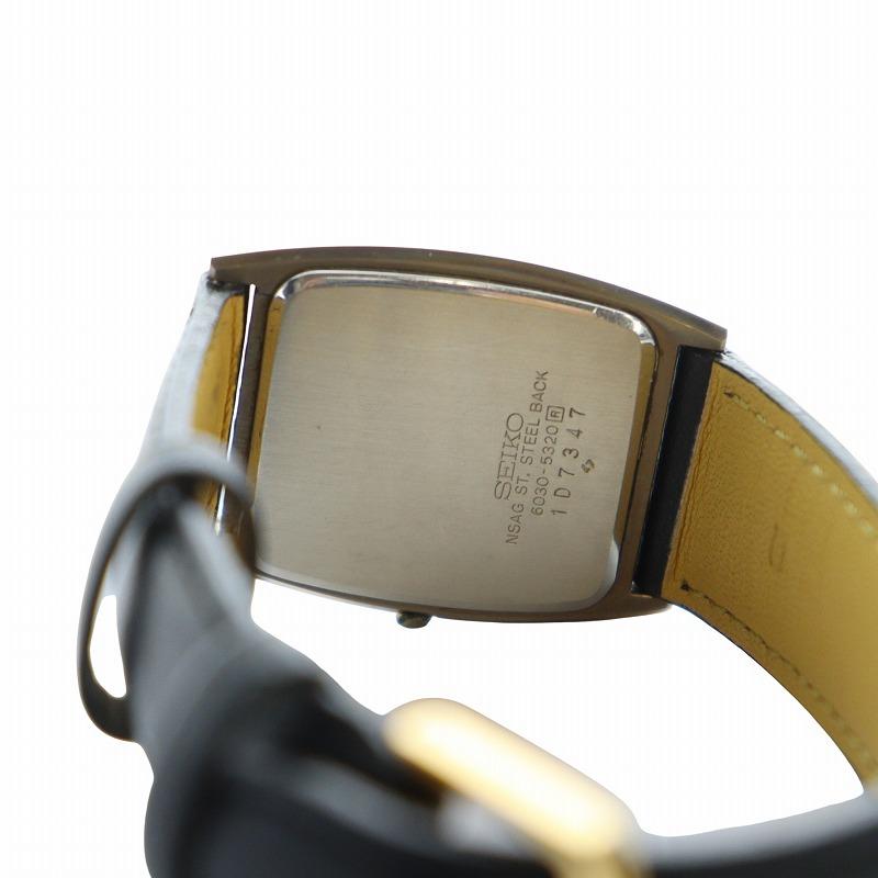 セイコー SEIKO ドルチェ 腕時計 ウォッチ クォーツ スクエア 白文字盤