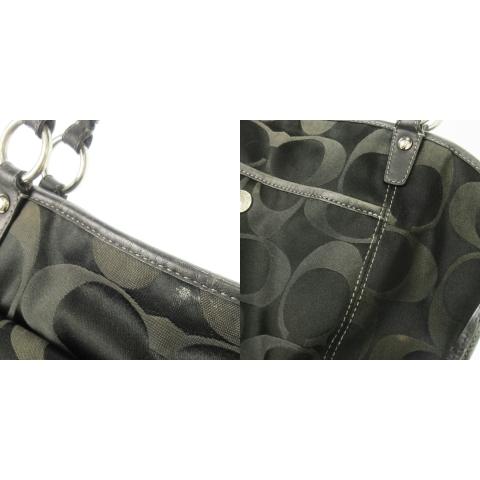 COACH コーチ トートバッグ ハンドバッグ ナイロン レザー 革