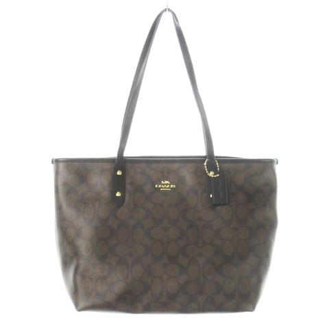 COACH（コーチ） トートバッグ ハンドバッグ PVC レザー 革 