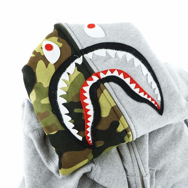 A BATHING APE アベイシングエイプ シャーク フルジップ
