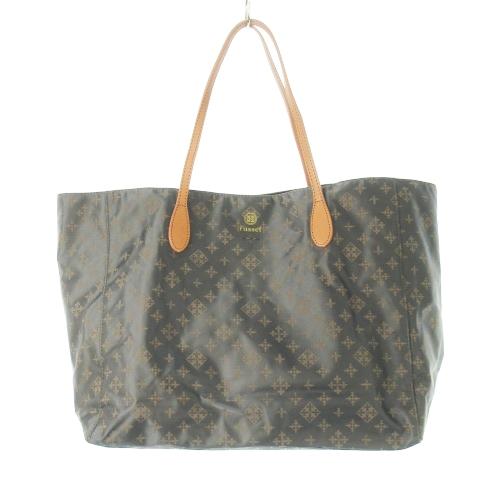 未使用品 ラシット RUSSET トートバッグ ハンドバッグ ナイロン レザー 