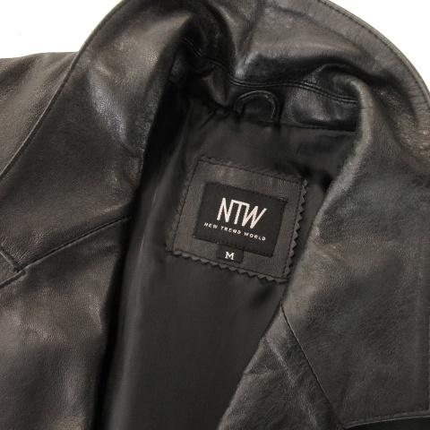 ニュートレンドワールド NEW TREND WORLD NTW ラムレザージャケット 