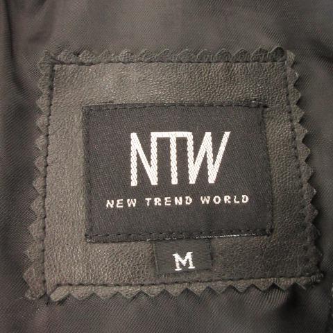 ニュートレンドワールド NEW TREND WORLD NTW ラムレザージャケット 