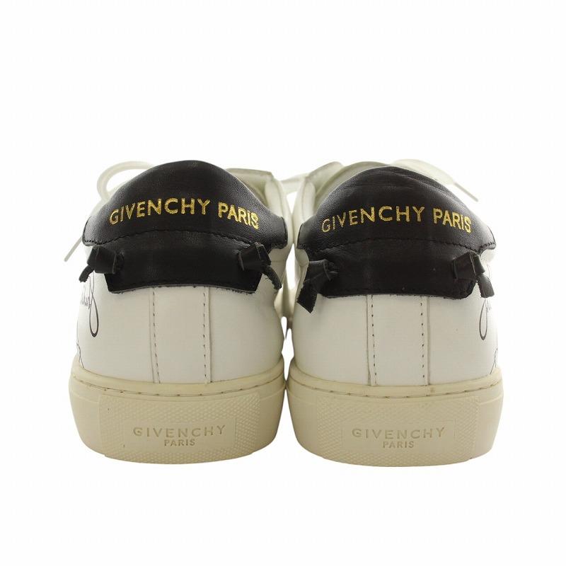 ジバンシィ GIVENCHY スニーカー レザー ローカット ロゴ 白 ホワイト