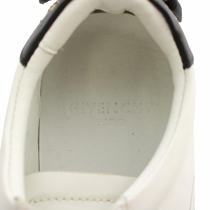 ジバンシィ GIVENCHY スニーカー レザー ローカット ロゴ 白 ホワイト