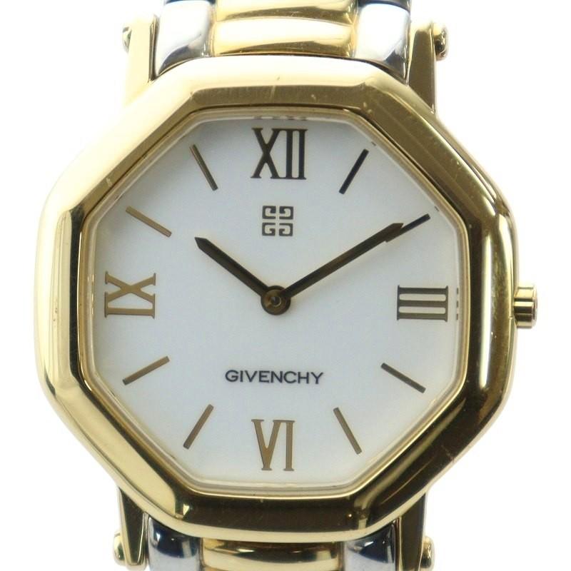 GIVENCHY ジバンシー レクタンギュラー ローマン 腕時計 クォーツ