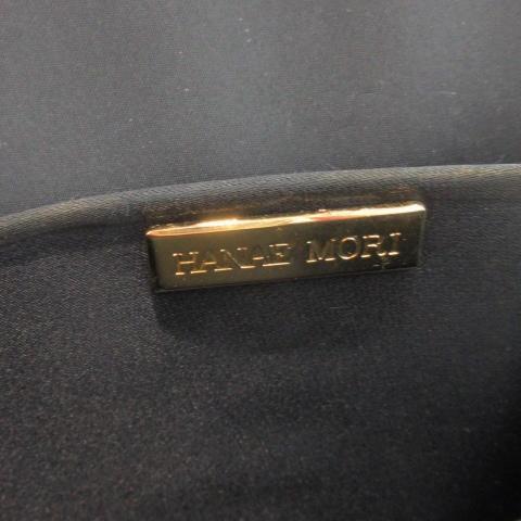 ハナエモリ HANAE MORI ハンドバッグ フォーマルバッグ ベロア サテン