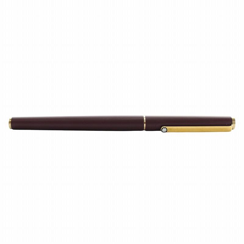 モンブラン MONT BLANC ジャンク品 スリムライン 万年筆 文房具 筆記用具 オリジナルペン先 ロゴ 茶色 ブラウン ゴールド色 |  | 02