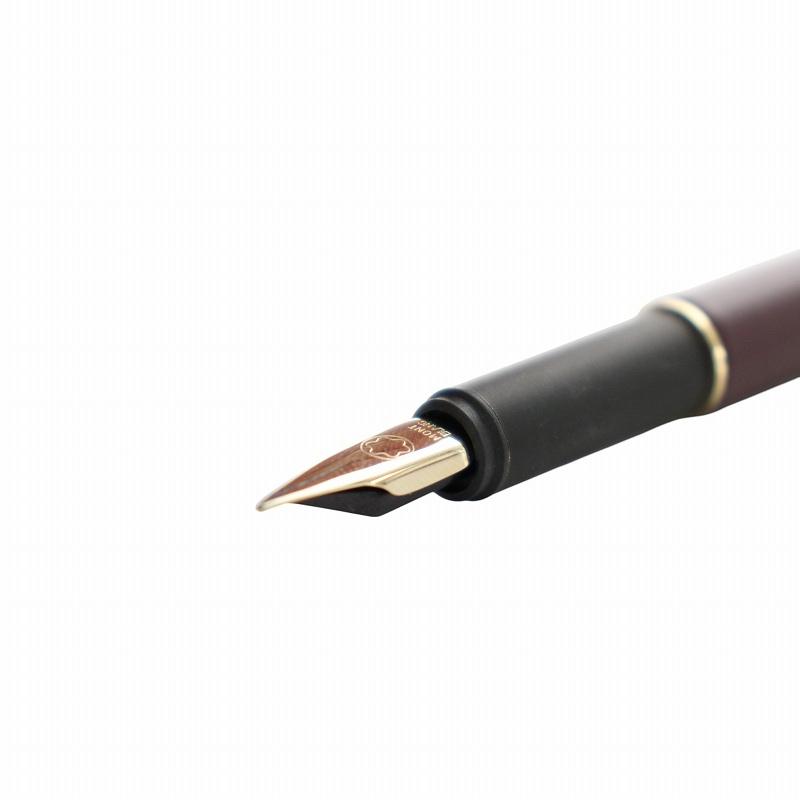 モンブラン MONT BLANC ジャンク品 スリムライン 万年筆 文房具 筆記用具 オリジナルペン先 ロゴ 茶色 ブラウン ゴールド色 |  | 04