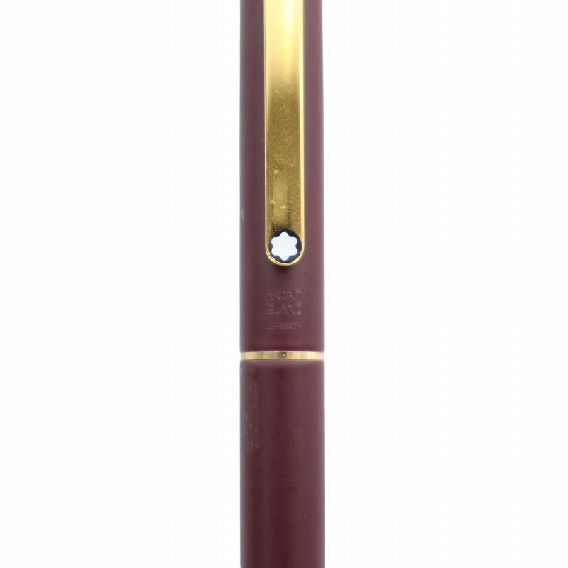 モンブラン MONT BLANC ジャンク品 スリムライン 万年筆 文房具 筆記用具 オリジナルペン先 ロゴ 茶色 ブラウン ゴールド色 |  | 07