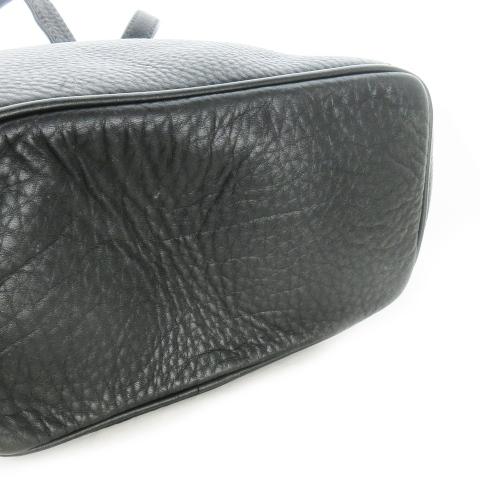 美品 OLD COACH オールドコーチ 4156 巾着 ブラック レザー COACH コーチ オールドコーチ ハンドバッグ レザー 革 巾着型