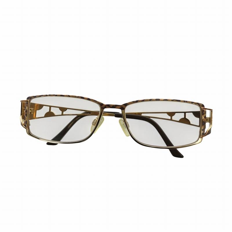 カザール CAZAL 眼鏡 めがね メタルフレーム レオパード柄 ヒョウ柄 