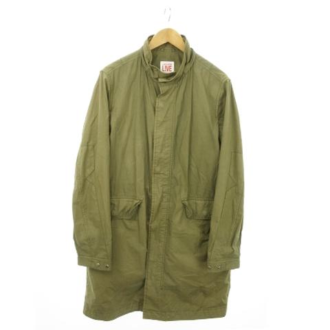 ラコステ ライブ Lacoste L!VE モッズコート ミリタリー スタンド