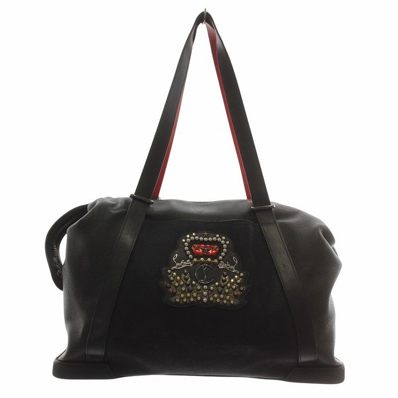 クリスチャンルブタン デイモン トート ボストン スタッズ 美品 すぐ発送 Christian Louboutin（クリスチャンルブタン） バッグデイモン