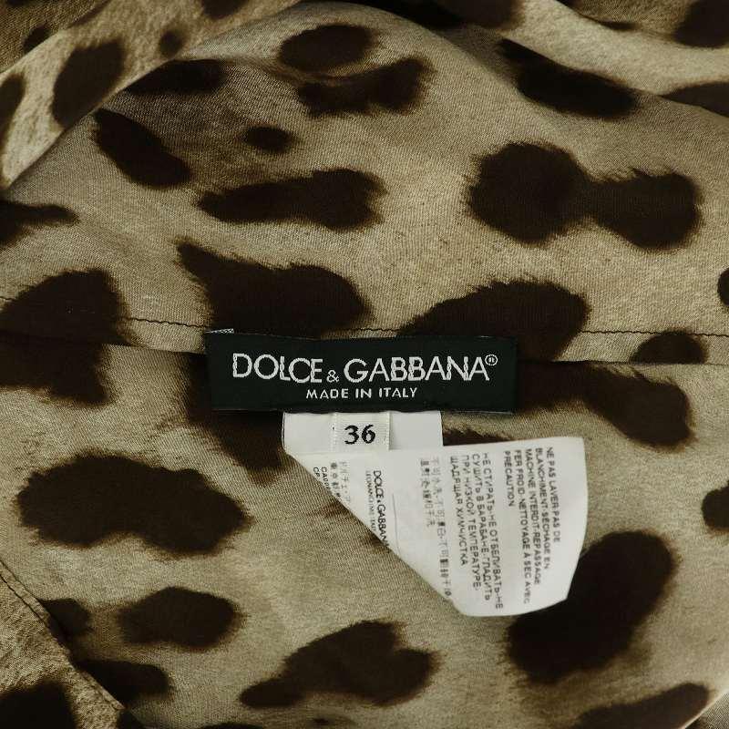 DOLCE&GABBANA セットアップ ブラウス シャツ シルク 長袖