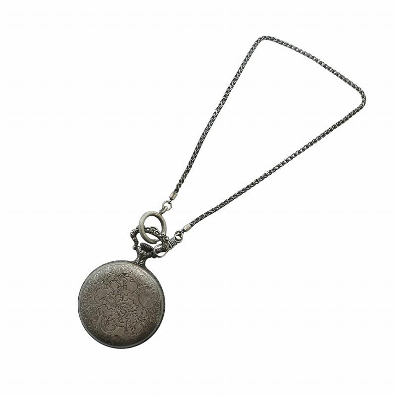 フレコ FRECO 懐中時計 手巻き スモセコ 白文字盤 ローマン インカ