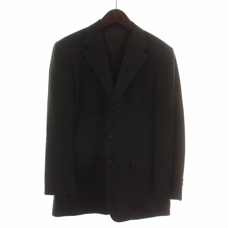 【中古】PAUL SMITH LESSONA SUPERCLASS 120 スーツ セットアップ テーラードジャケット シングル スラックス M2 黒 Paul Smith PAUL SMITH LESSONA SUPERCLASS 120 スーツ セットアップ