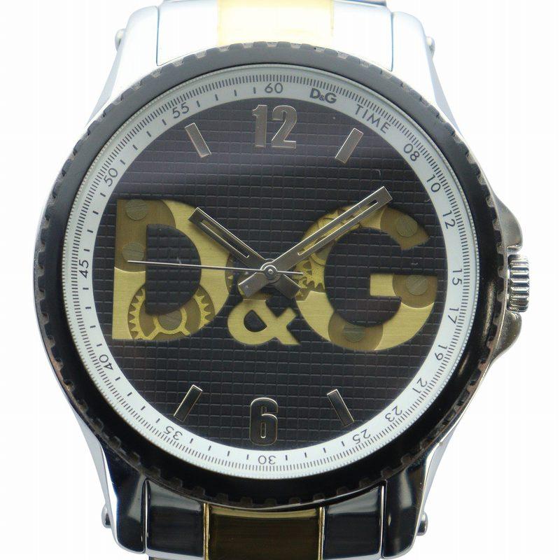 DOLCE&GABBANA ドルチェ＆ガッバーナ QZ 1JWY ブラック文字盤 ドルチェ&ガッバーナ パーカー 44 ブラック JAPAN LIMITED