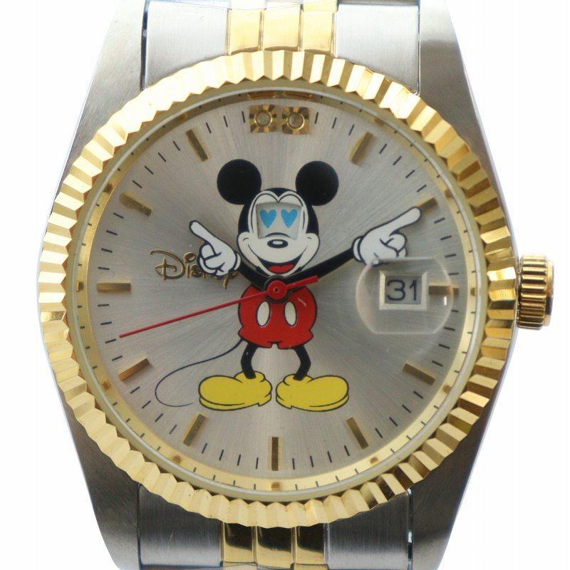 ミッキーマウス クォーツ腕時計 ディズニー ミッキーマウス クォーツ腕時計 2本セット Disney