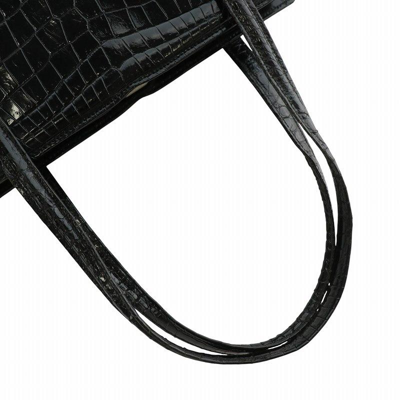 コンテス Comtesse トートバッグ ハンドバッグ クロコダイル