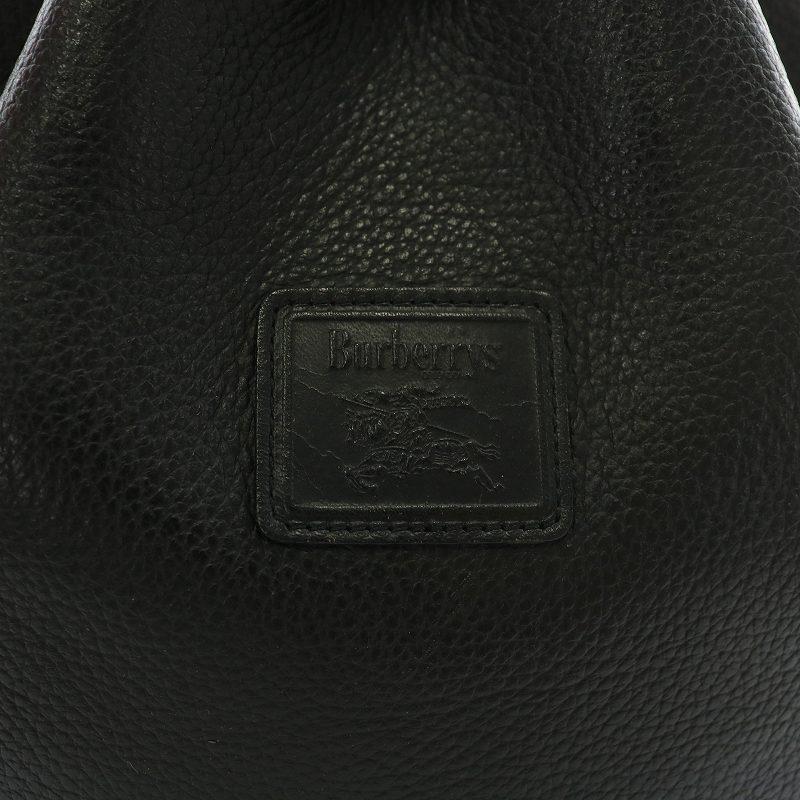 ✨極美品✨　burberry　バーバリー　ショルダーバッグ　巾着型　レザー ✨極美品✨バーバリー 巾着型 ショルダーバッグ ノバチェック