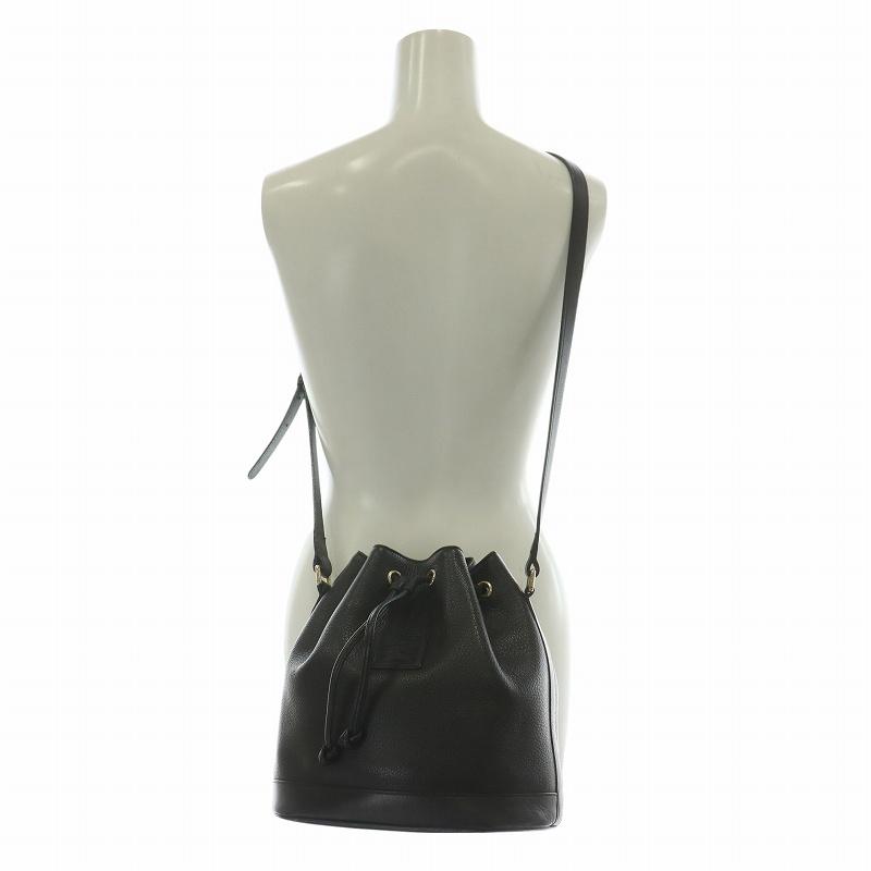 バーバリーズ Burberrys ショルダーバッグ 巾着 レザー 内側ノバ