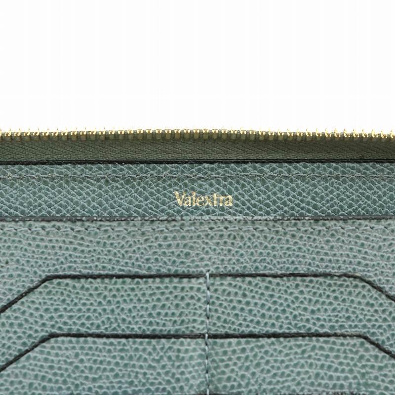 ヴァレクストラ Valextra ジップパース 12カード 長財布 レザー