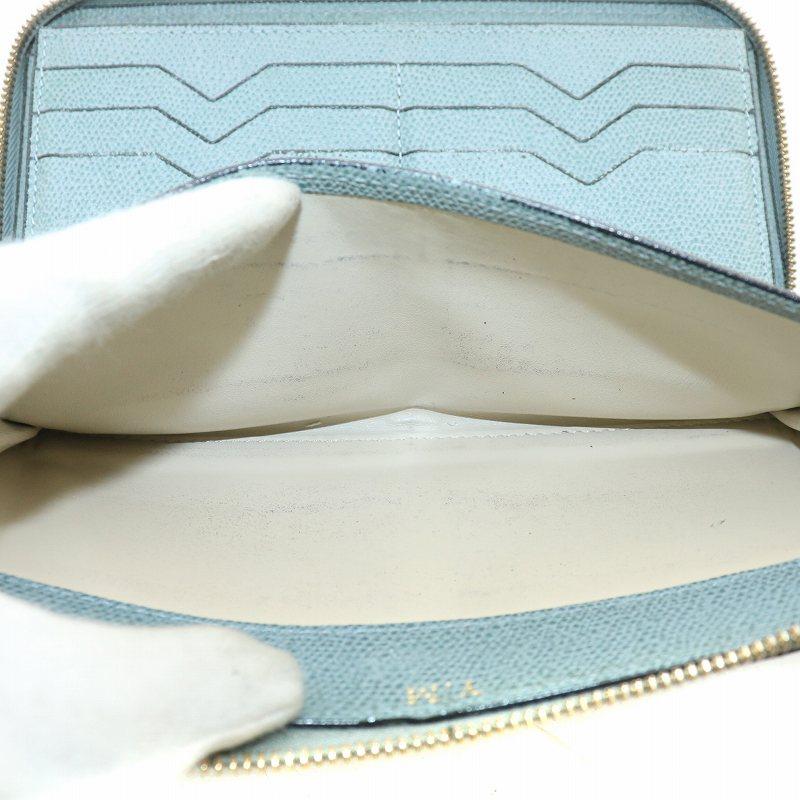 ヴァレクストラ Valextra ジップパース 12カード 長財布 レザー