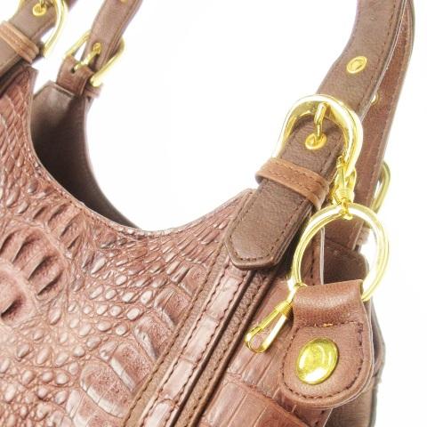 ロダニア RODANIA ハンドバッグ トートバッグ カイマン レザー