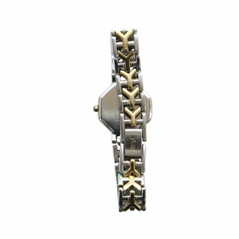 美品　イブサンローラン　オクダコン　ゴールド　レディース　コンビ 八角形文字盤 Yves Saint Laurent イヴサンローラン YVES SAINT LAURENT