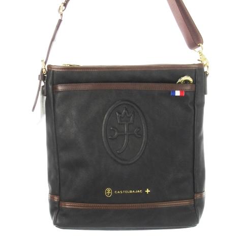 未使用品 カステルバジャック CASTELBAJAC ショルダーバッグ レザー 革 
