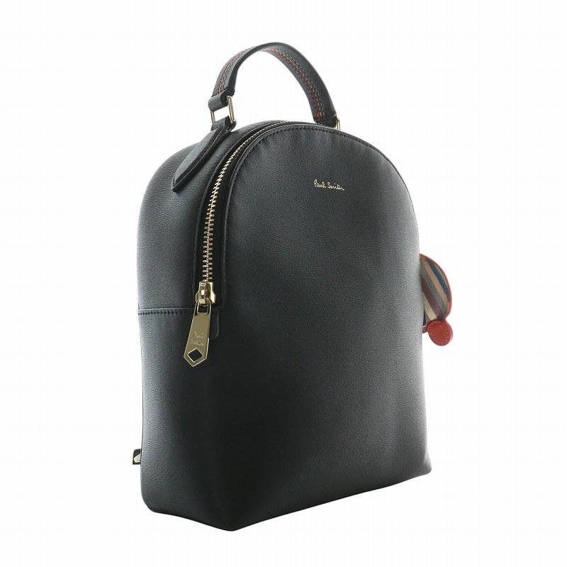 HAL　Paul Smith ブラック　バックパック(レザー) Paul Smith（ポール・スミス） リュックサック バックパック デイ