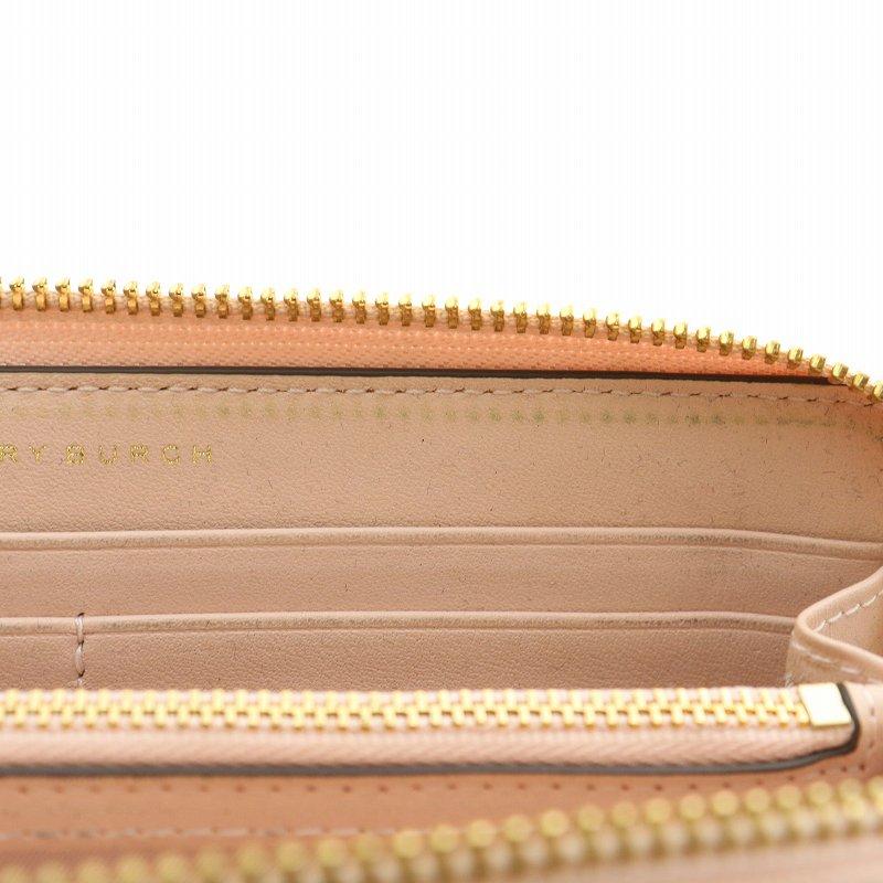 TORY BURCH トリーバーチ 長財布 ラウンドファスナー レザー 総
