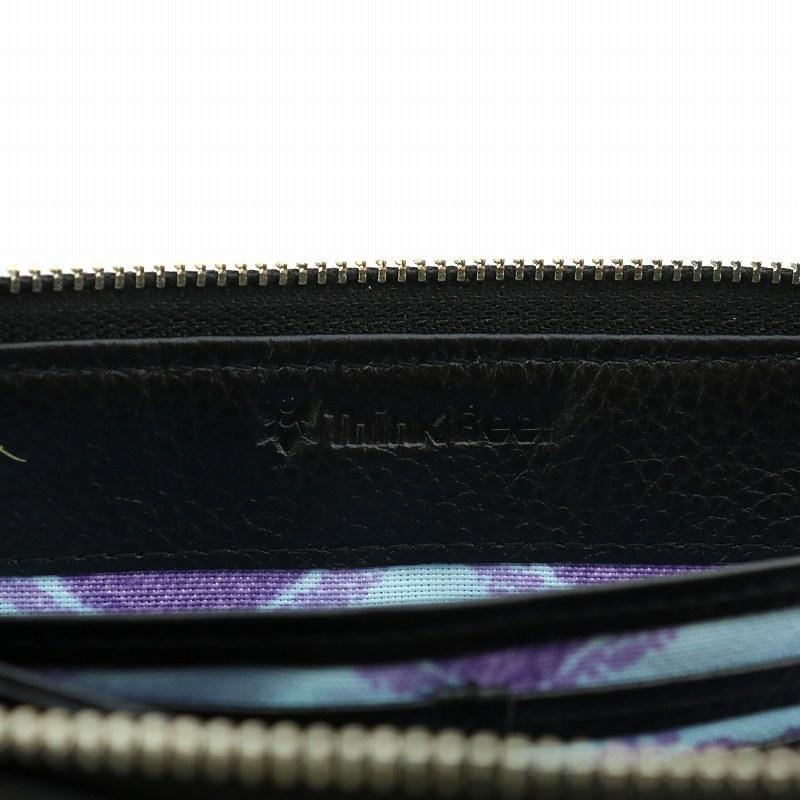 シンクビー! Think Bee 長財布 L字ファスナー ヒョウ柄 レオバード