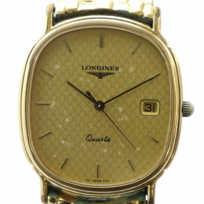 ロンジン LONGINES 腕時計 ウォッチ クォーツ スクエア デイト