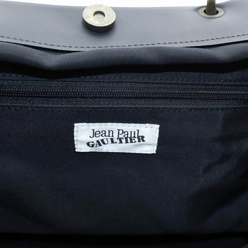 Jean Paul GAULTIER 2wayボストンバッグ 特大 ロゴエンボス 145344_m.jpg