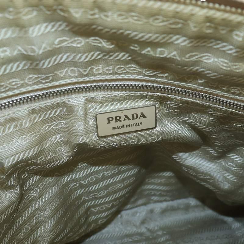 PRADA（プラダ） ハンドバッグ トートバッグ キャンバス レザー 三角