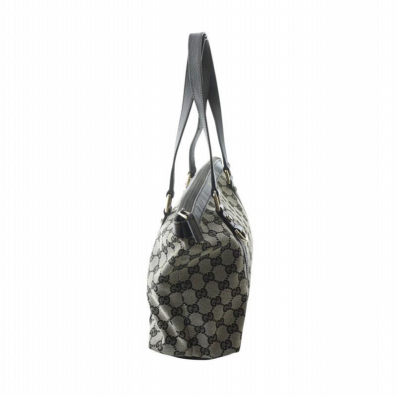 グッチ GUCCI トートバッグ ハンド GGキャンバス レザー 272399