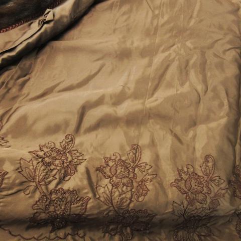 カナディア CANADIA ファーコート ミンクファー 毛皮 スタンドカラー