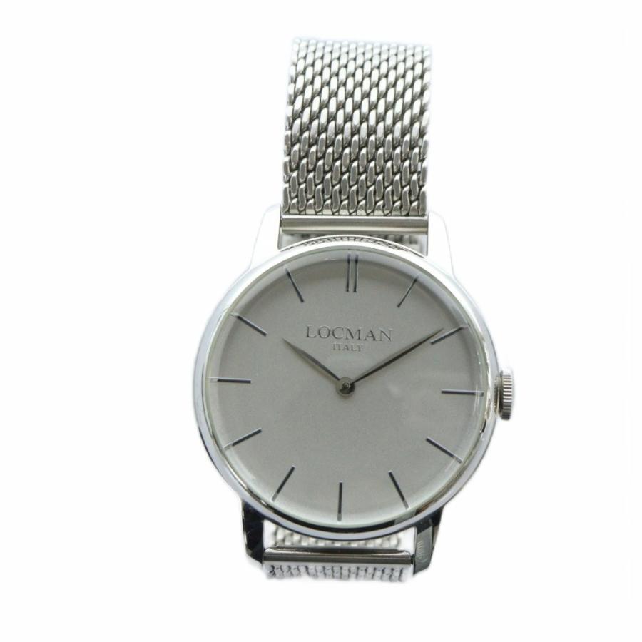 ロックマン LOCMAN 腕時計 ウォッチ クォーツ ロゴ シルバー色 REF.251