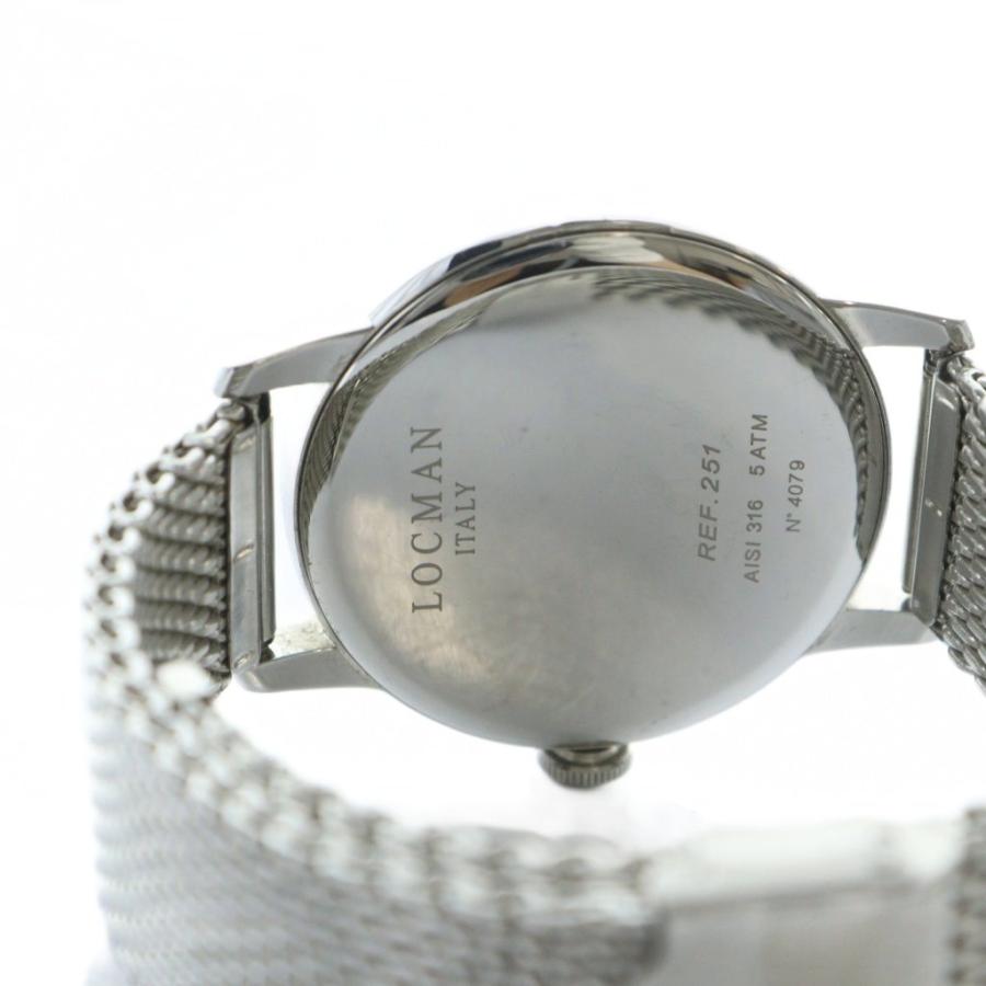 ロックマン LOCMAN 腕時計 ウォッチ クォーツ ロゴ シルバー色 REF.251